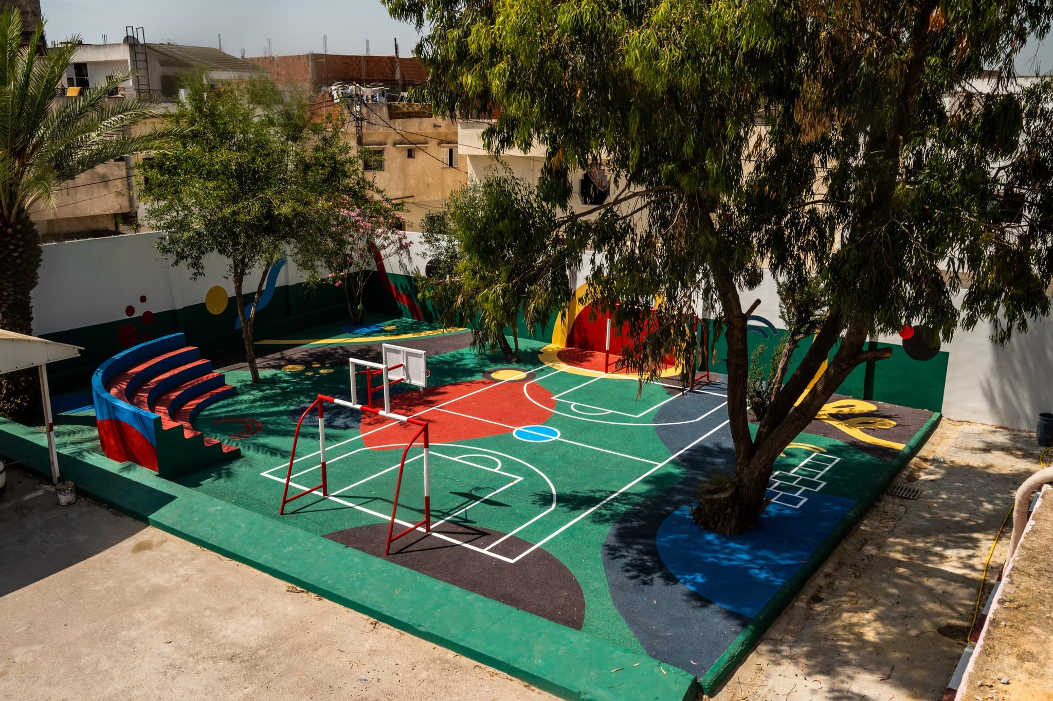 Ouverture du mini-stade Fel7ouma avec Salah Mejri
